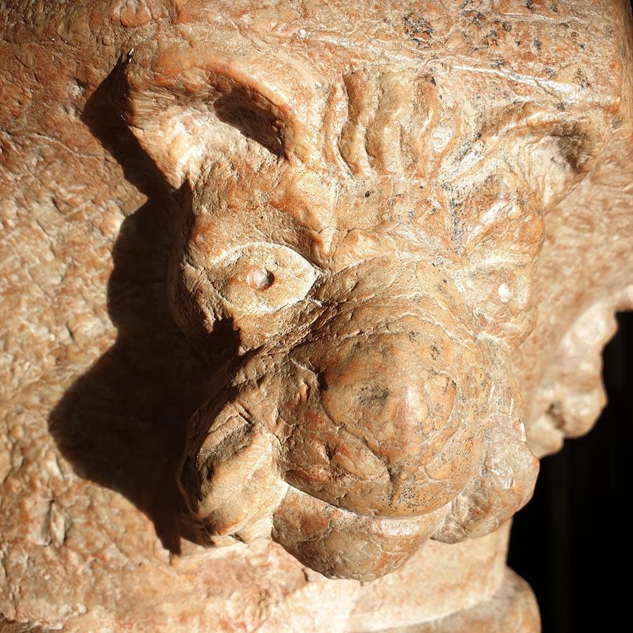 Italian Verona Marble Column