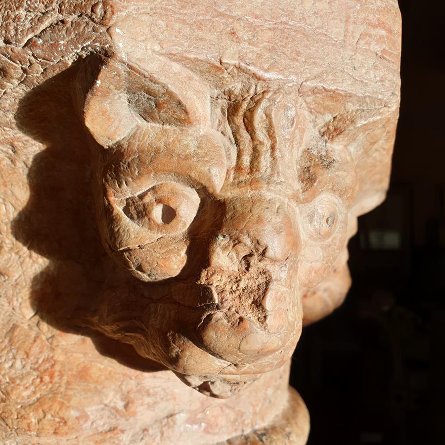 Italian Verona Marble Column