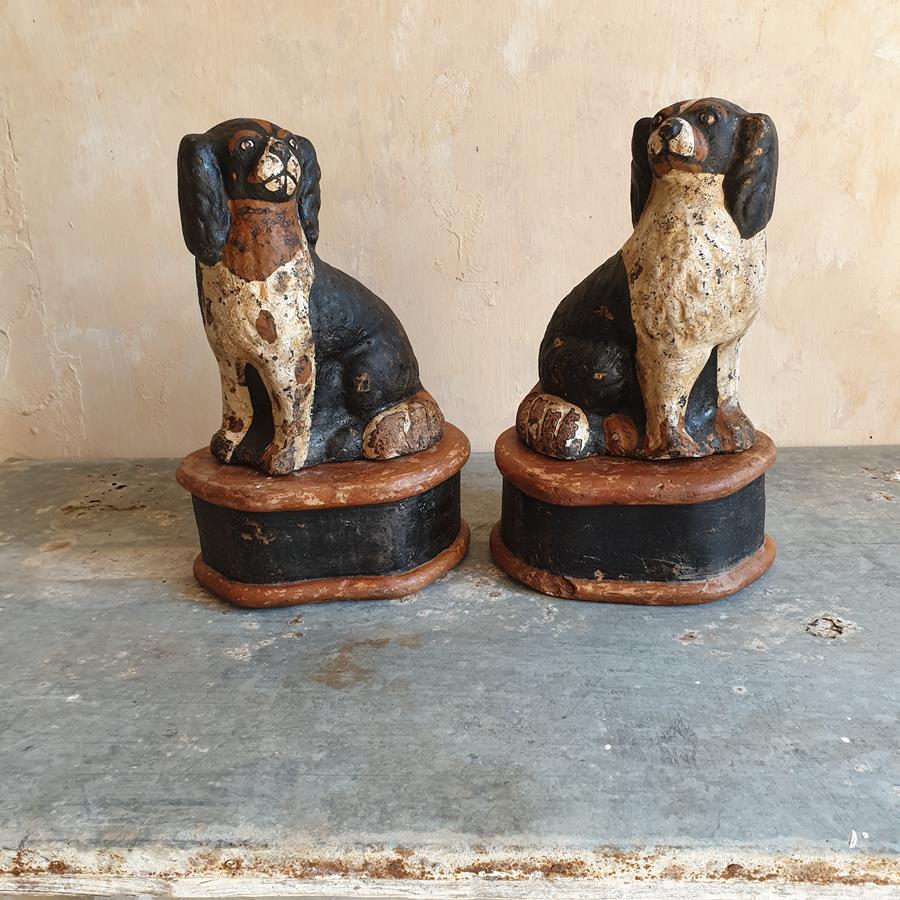 Pair Of 19th Century Spaniels