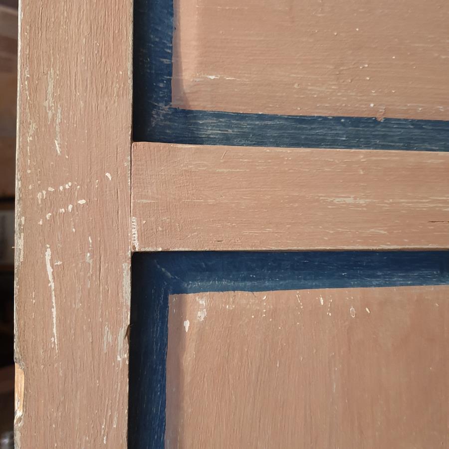 19th Century Painted Pine Corner Cupboard