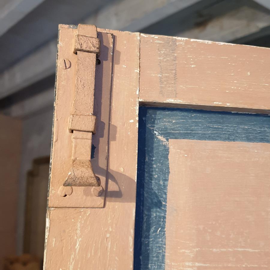 19th Century Painted Pine Corner Cupboard