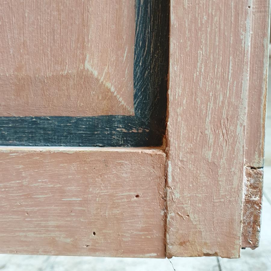 19th Century Painted Pine Corner Cupboard