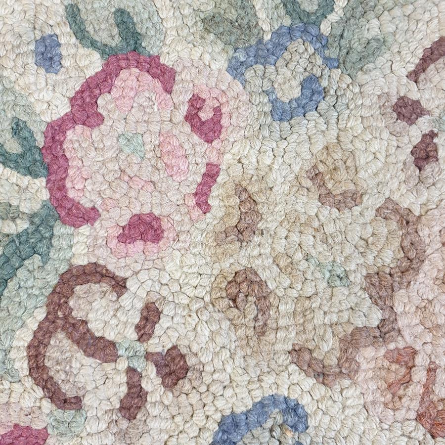 20th Century Oval Rag Rug