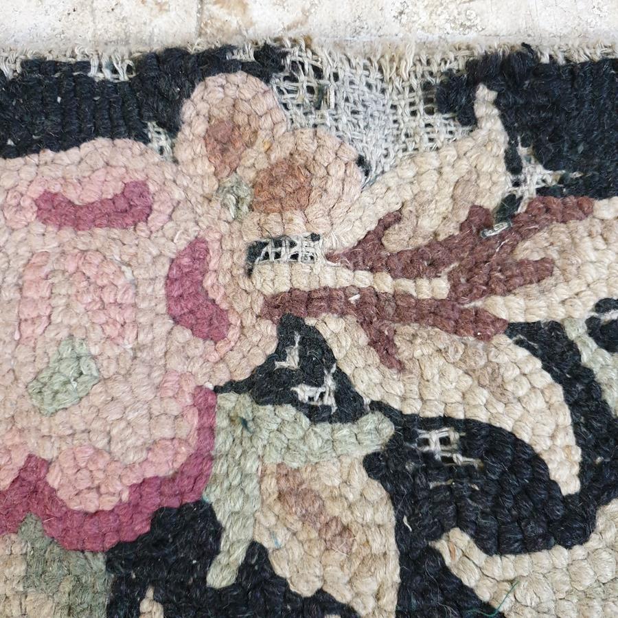 20th Century Oval Rag Rug