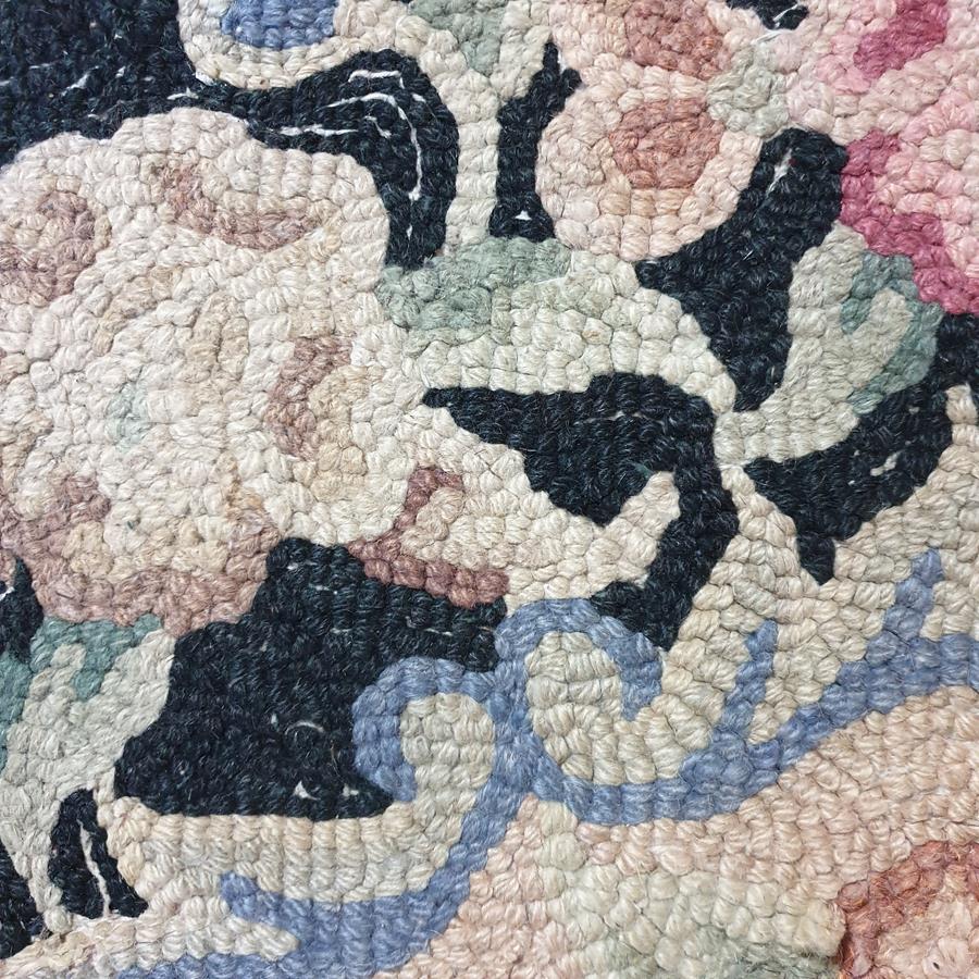 20th Century Oval Rag Rug