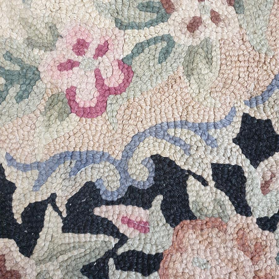 20th Century Oval Rag Rug