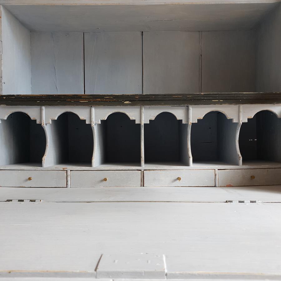 19th Century Glazed Bureau Cabinet