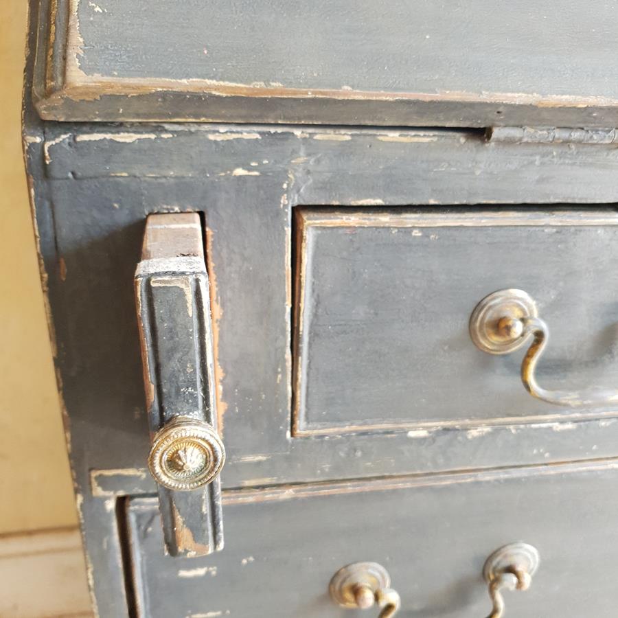 19th Century Glazed Bureau Cabinet