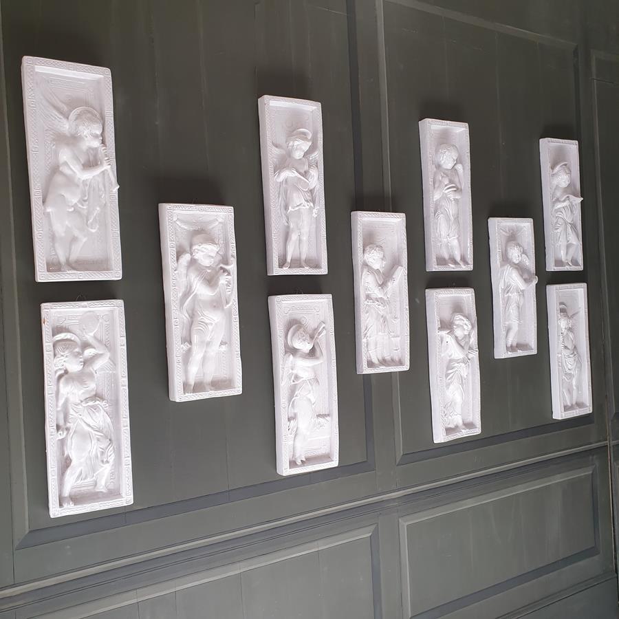 Set Of Cherub Plaques