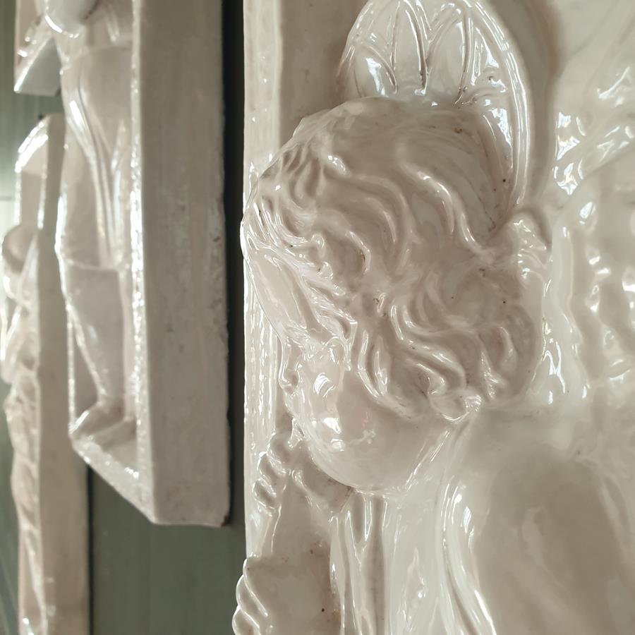 Set Of Cherub Plaques
