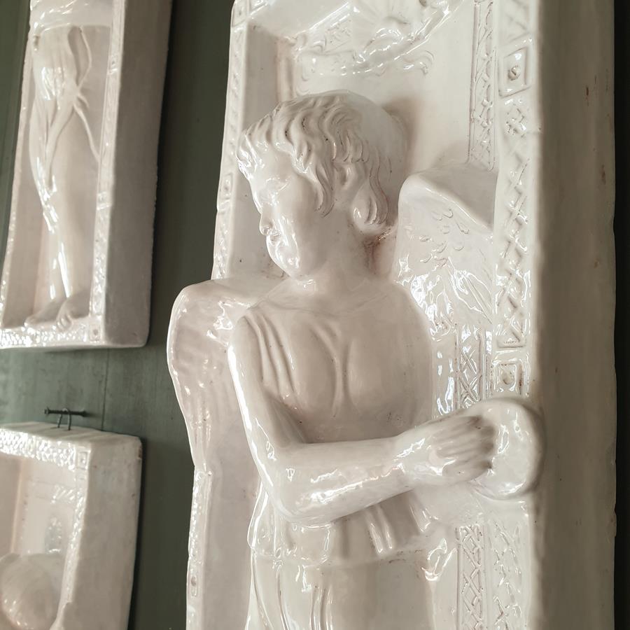 Set Of Cherub Plaques