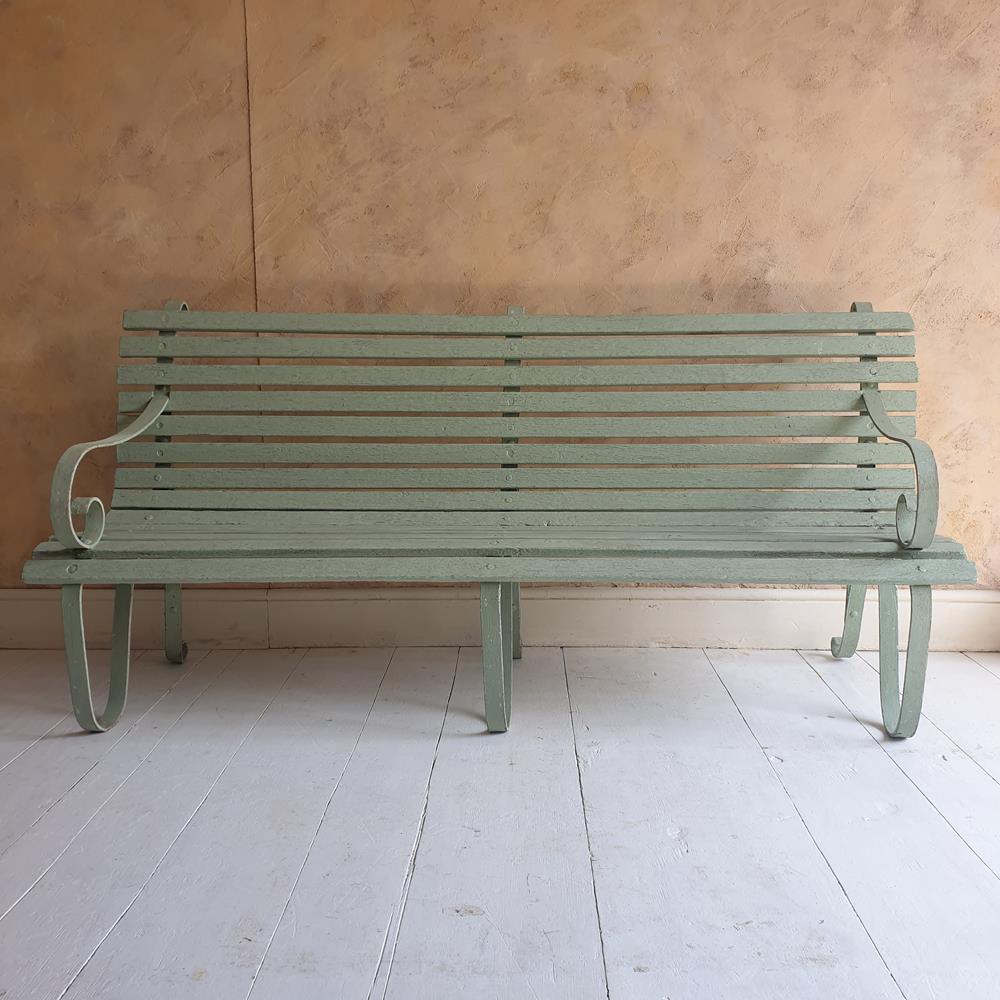Wrought Iron Bench