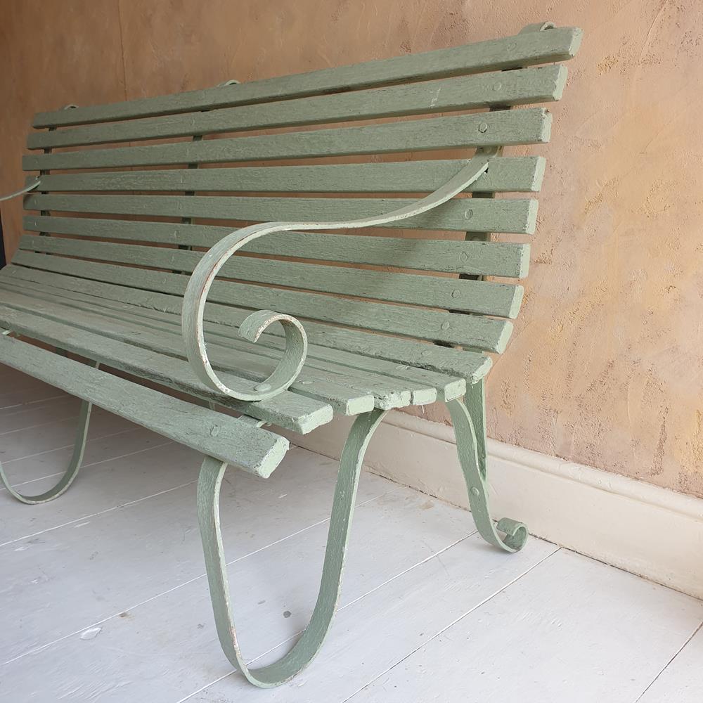Wrought Iron Bench