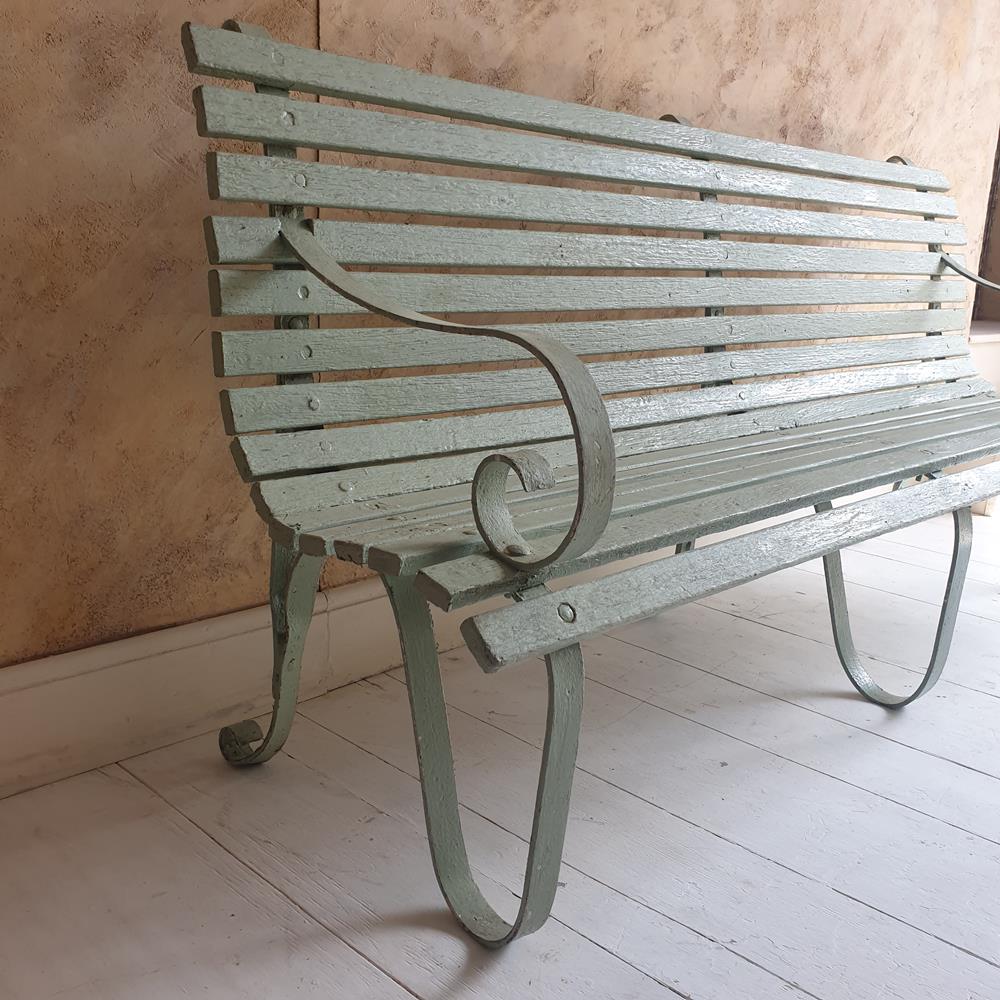 Wrought Iron Bench