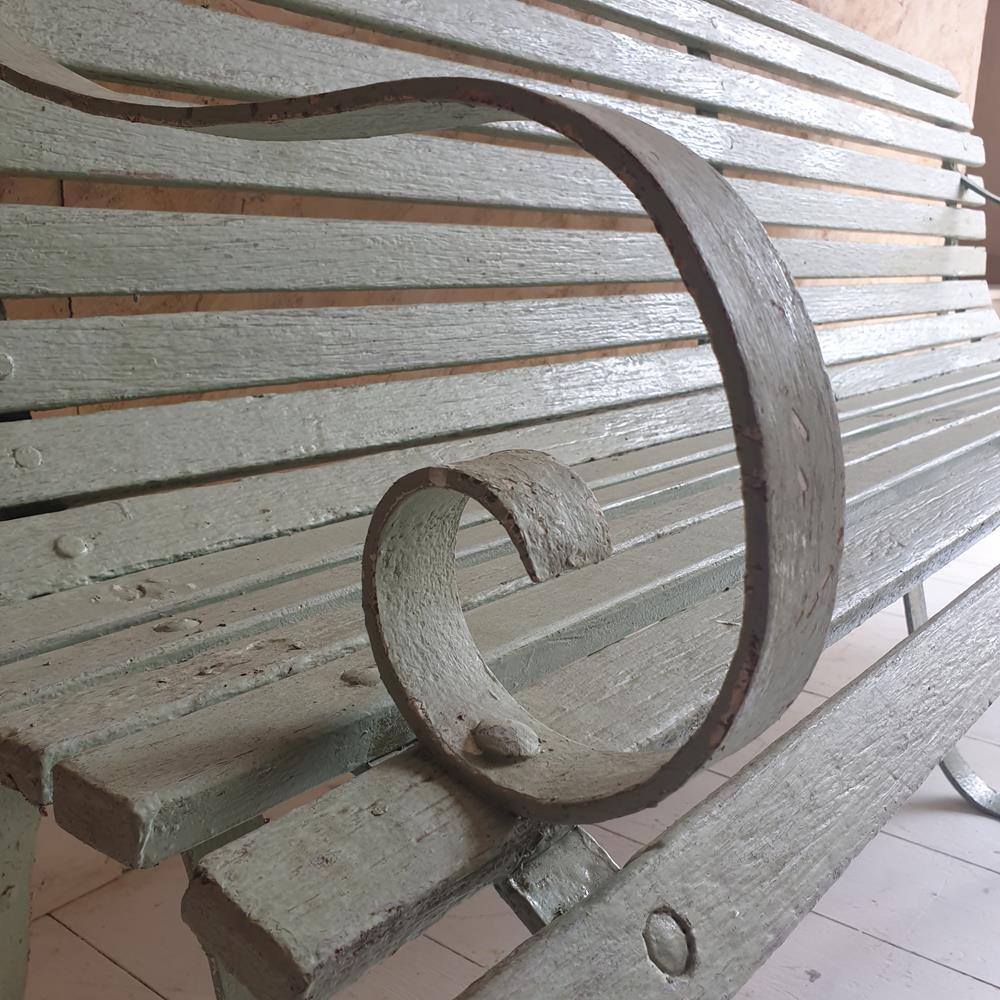 Wrought Iron Bench
