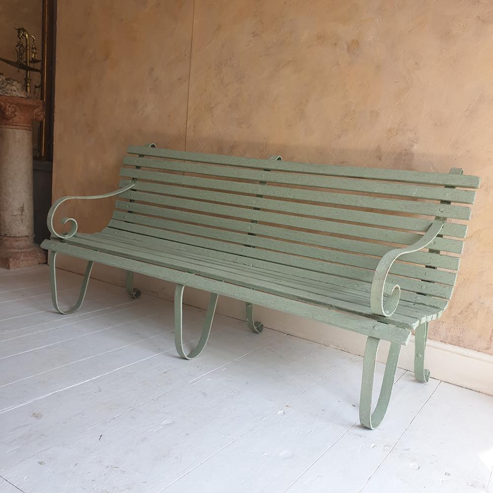 Wrought Iron Bench