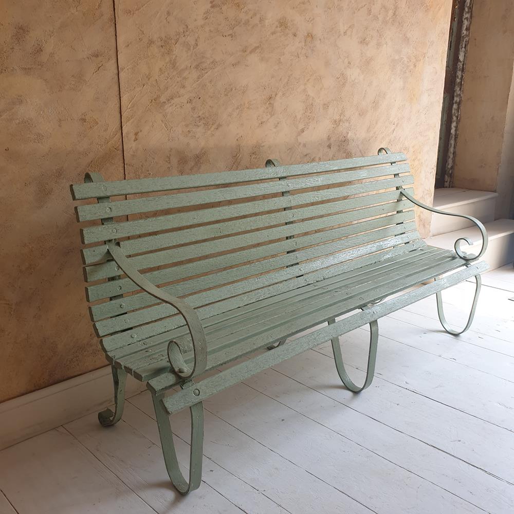 Wrought Iron Bench