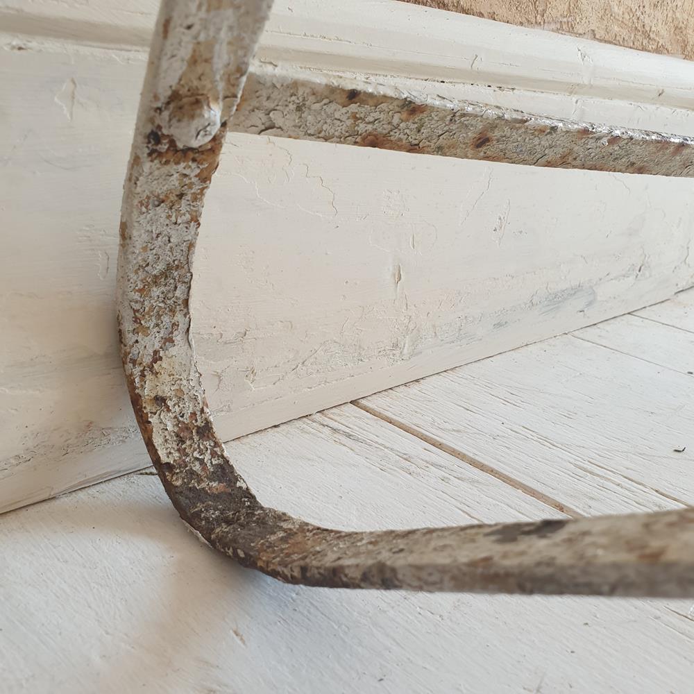 High Back Edwardian Iron Bench
