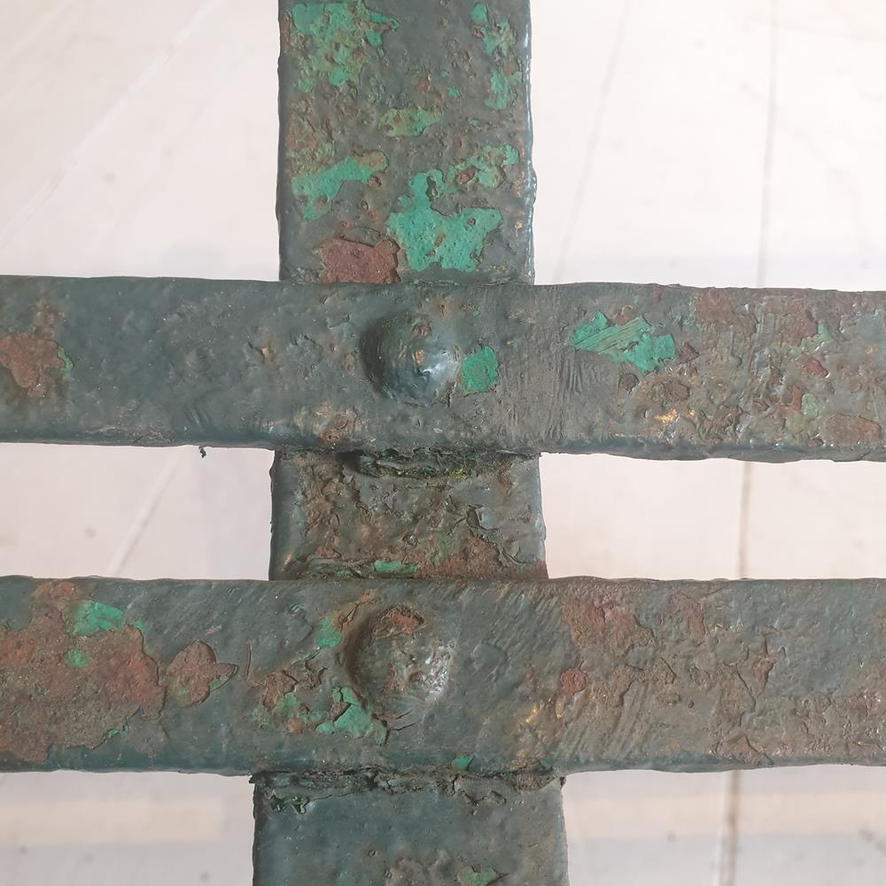 Wrought Iron Scrolled Bench