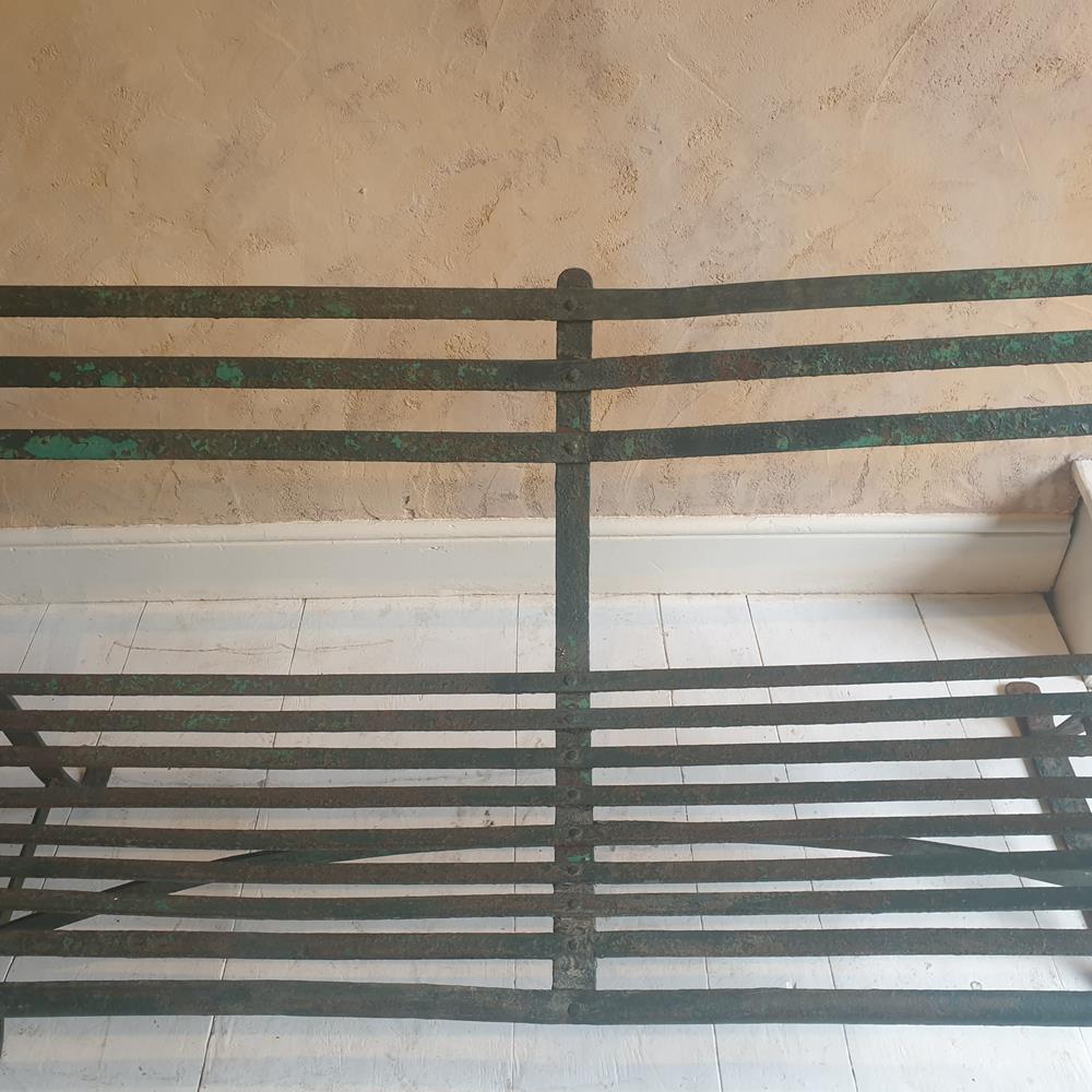 Wrought Iron Scrolled Bench