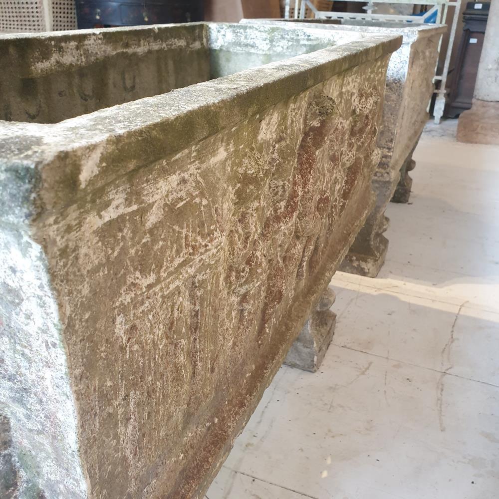 A Pair Of Trough Planters