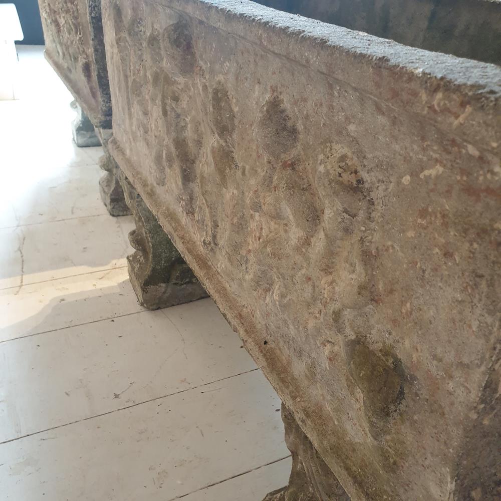 A Pair Of Trough Planters