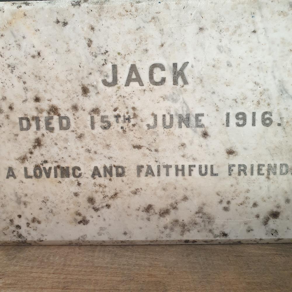 Edwardian Marble Pet Memorial
