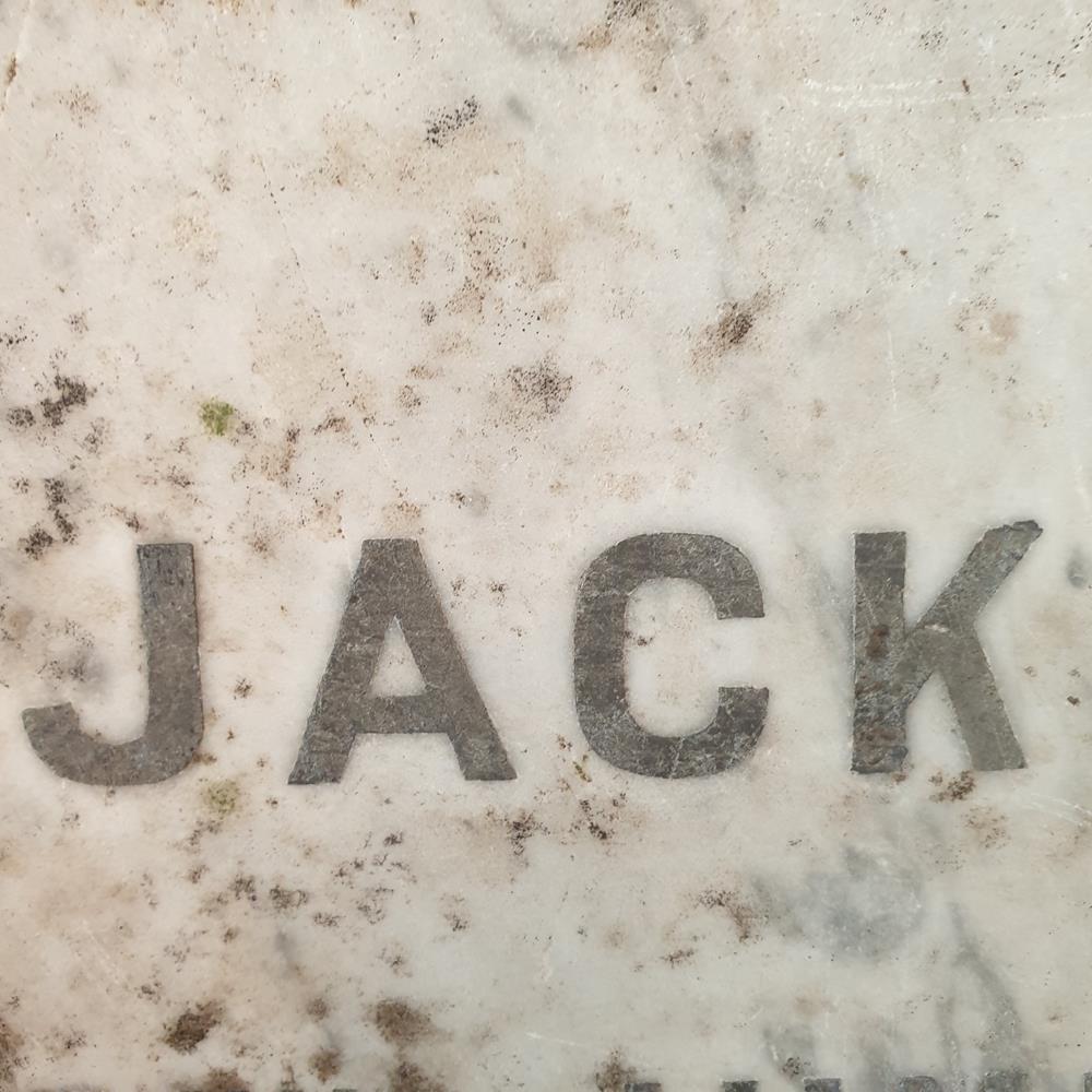 Edwardian Marble Pet Memorial