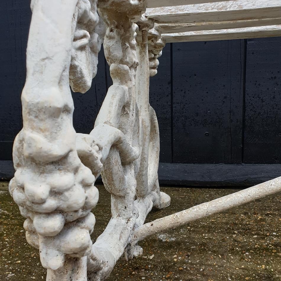 Serpent & Dog Motif Bench