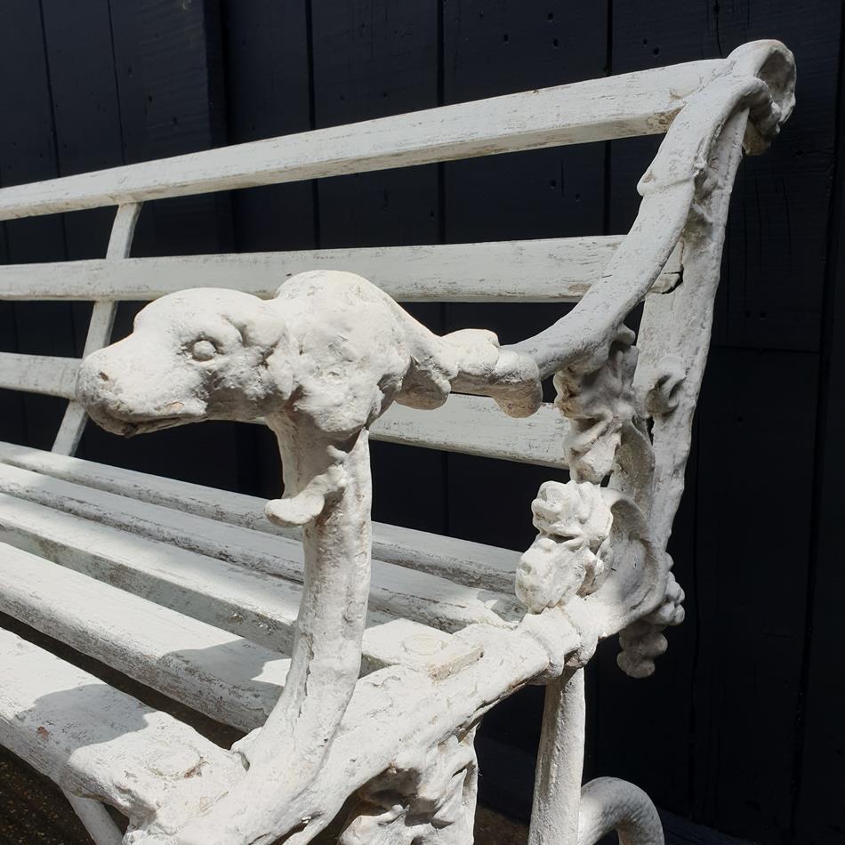 Serpent & Dog Motif Bench