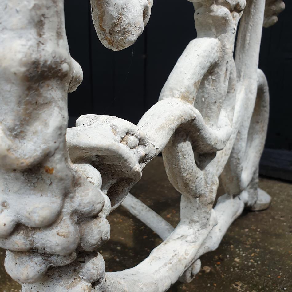 Serpent & Dog Motif Bench