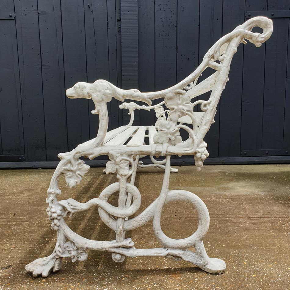 Serpent & Dog Motif Bench