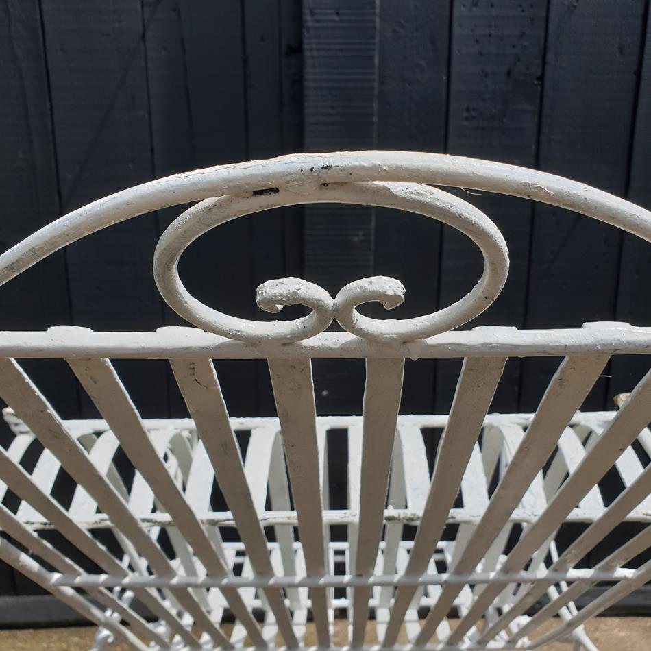 Painted Iron Sun Lounger