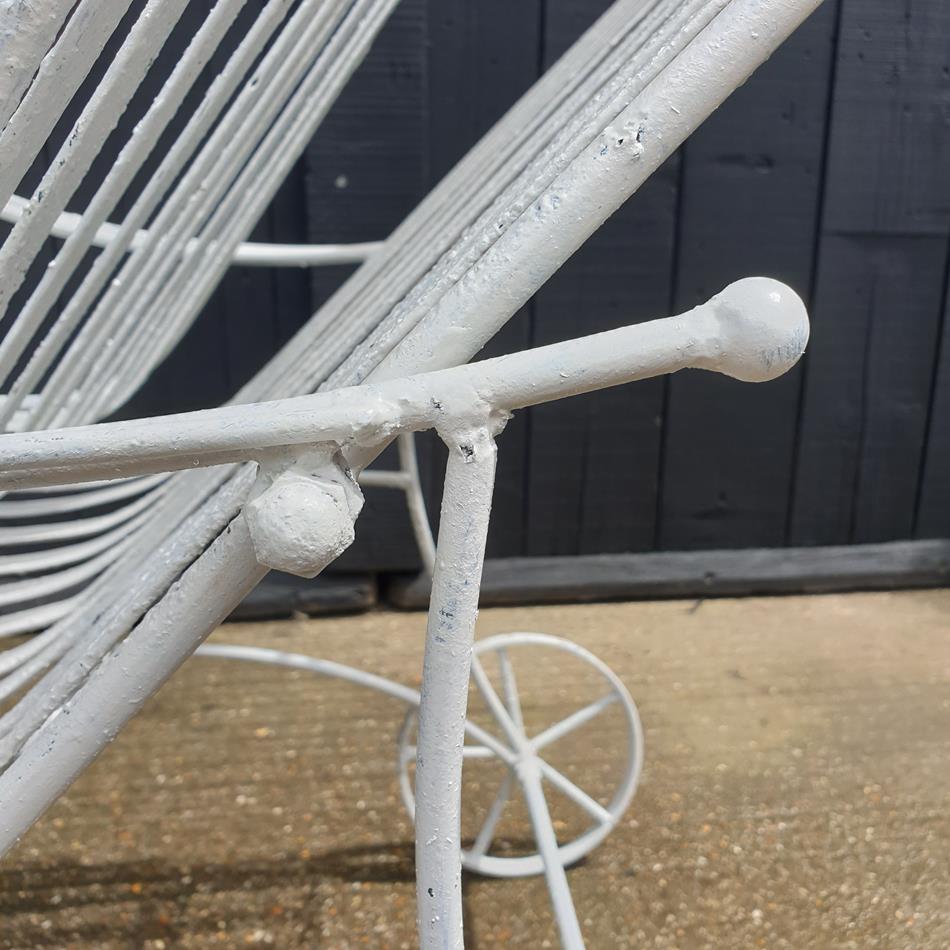Painted Iron Sun Lounger
