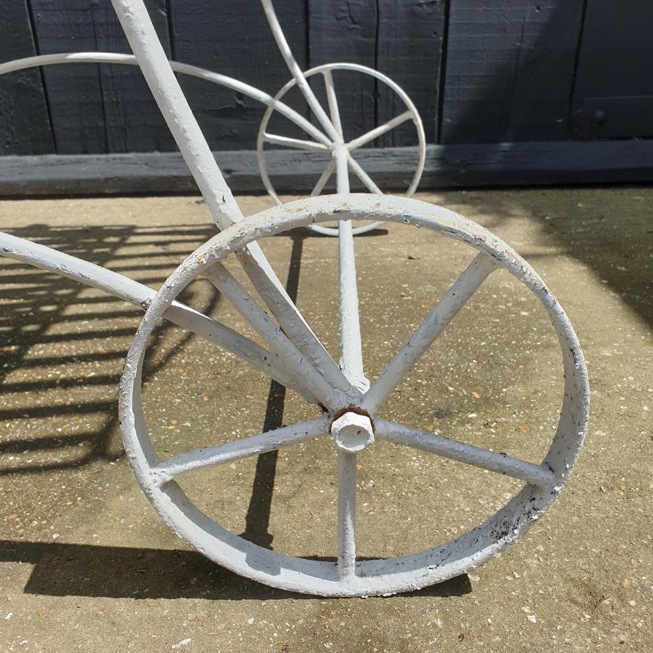 A Pair Of Painted Iron Sun Loungers