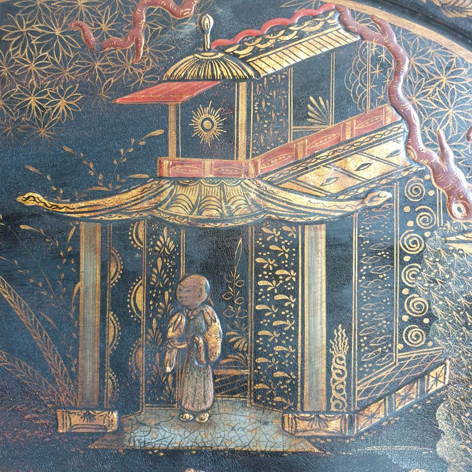 An Edwardian Chinoiserie Bedroom Suite