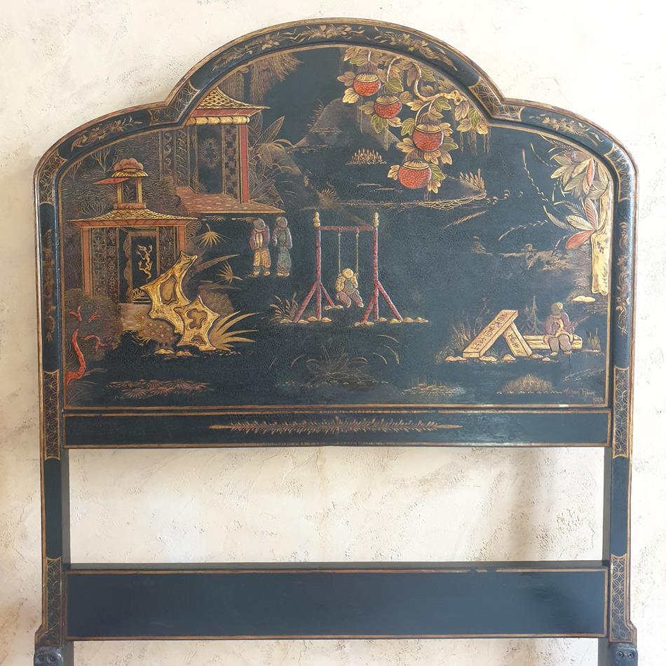 An Edwardian Chinoiserie Bedroom Suite