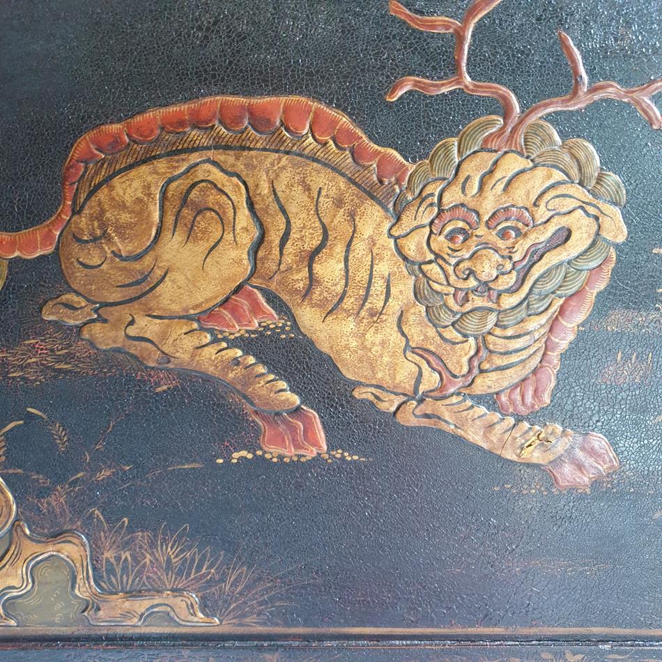 An Edwardian Chinoiserie Bedroom Suite