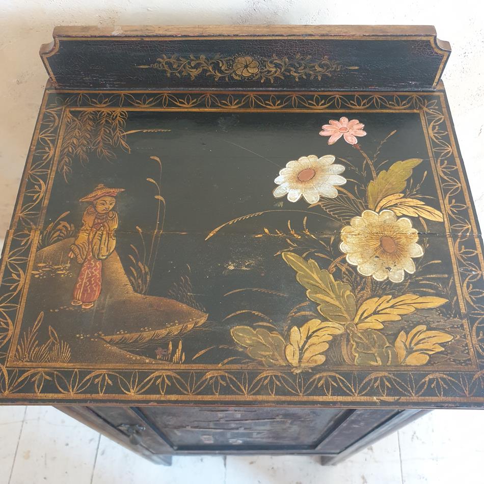 An Edwardian Chinoiserie Bedroom Suite