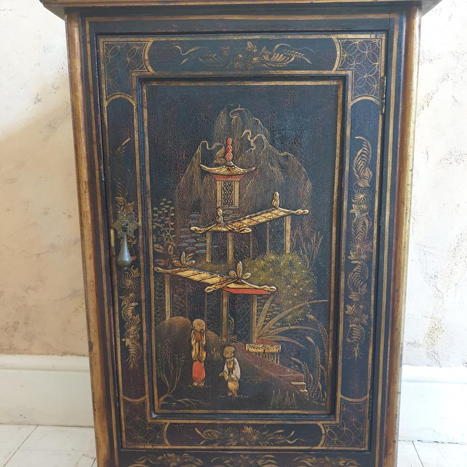 An Edwardian Chinoiserie Bedroom Suite