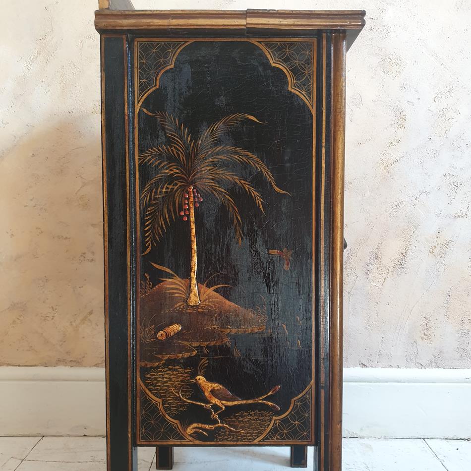 An Edwardian Chinoiserie Bedroom Suite