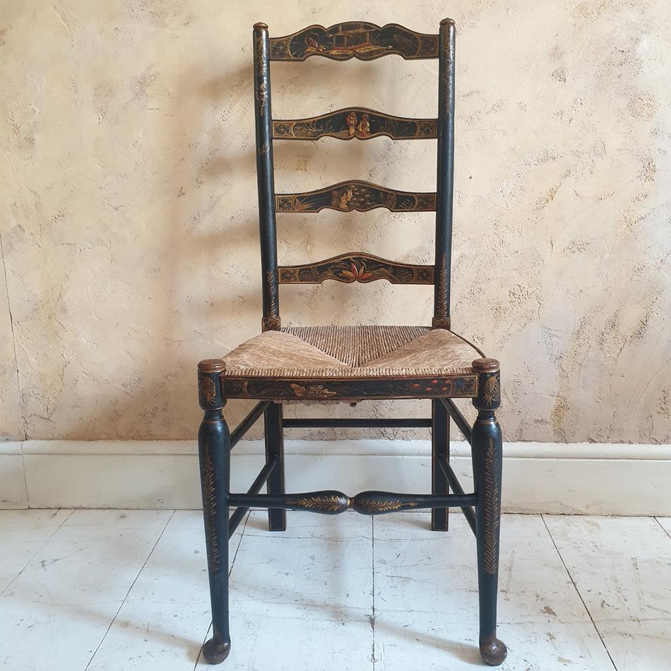 An Edwardian Chinoiserie Bedroom Suite