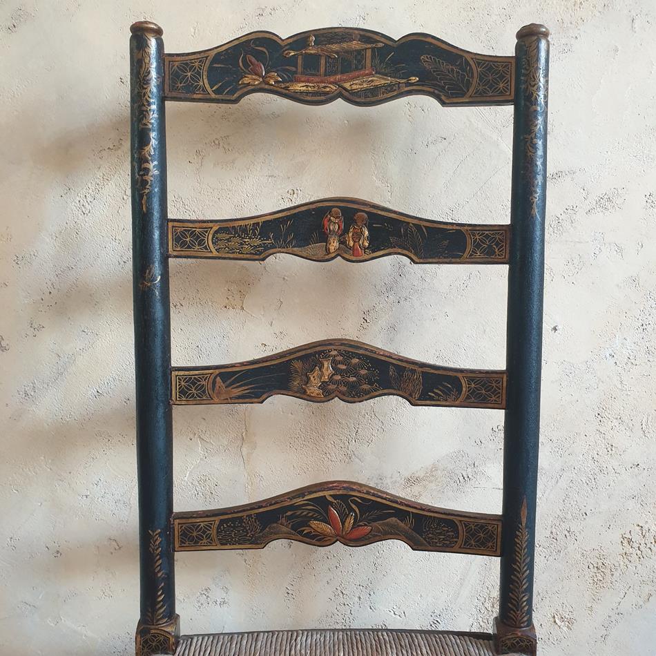 An Edwardian Chinoiserie Bedroom Suite