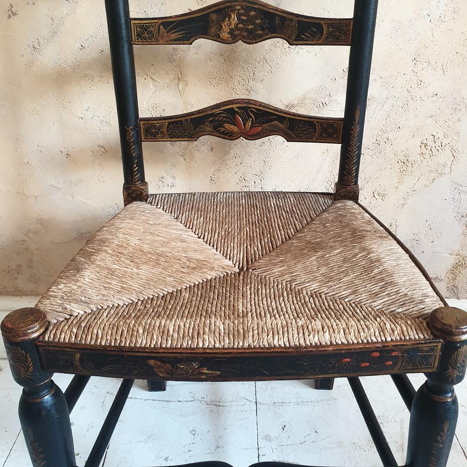 An Edwardian Chinoiserie Bedroom Suite