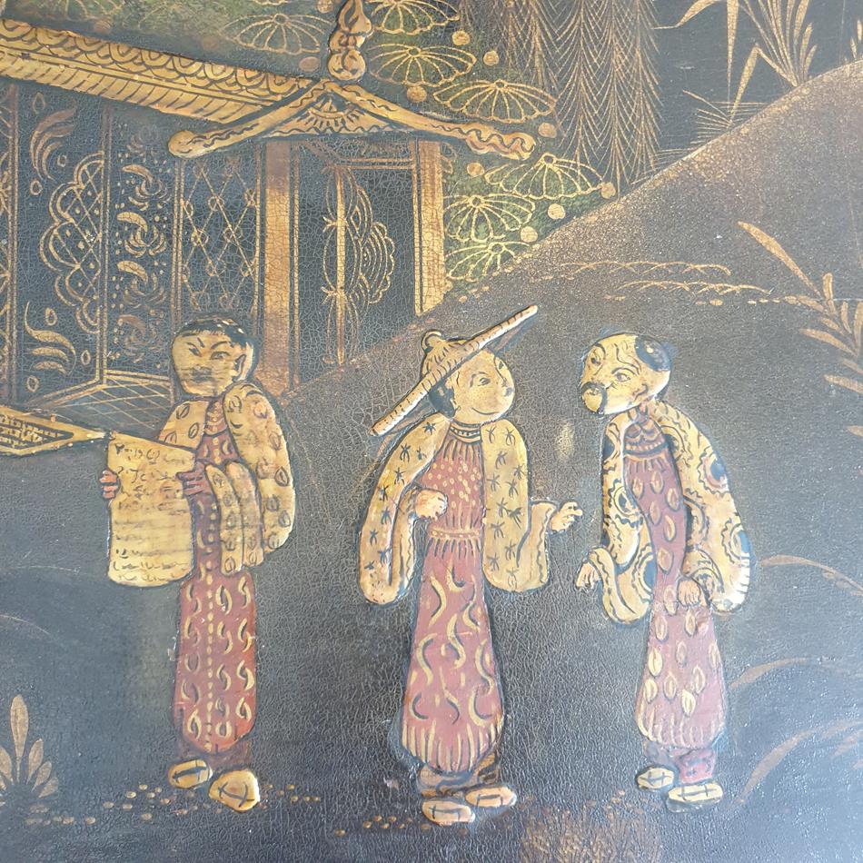 An Edwardian Chinoiserie Bedroom Suite
