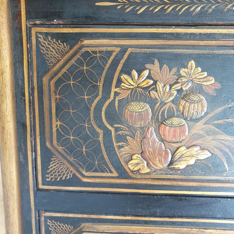 An Edwardian Chinoiserie Bedroom Suite