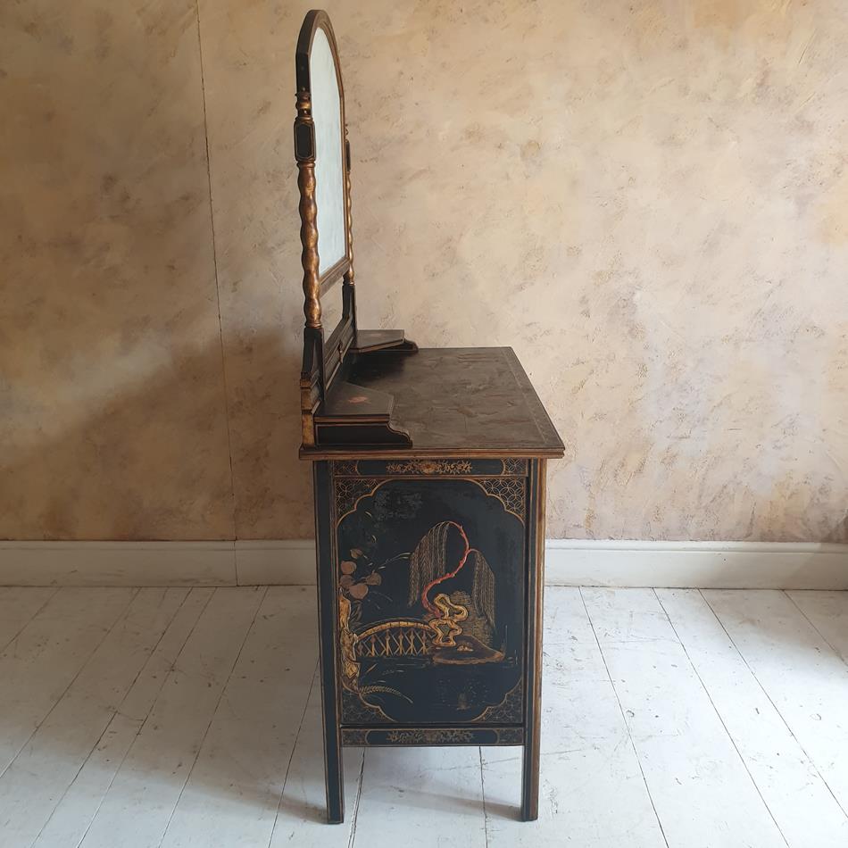An Edwardian Chinoiserie Bedroom Suite