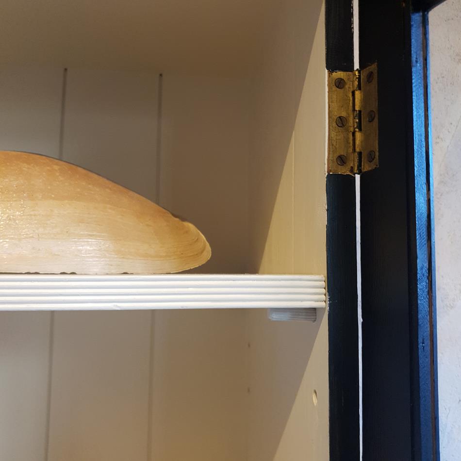 A 20th Century Ebonised Break Front Display Cabinet