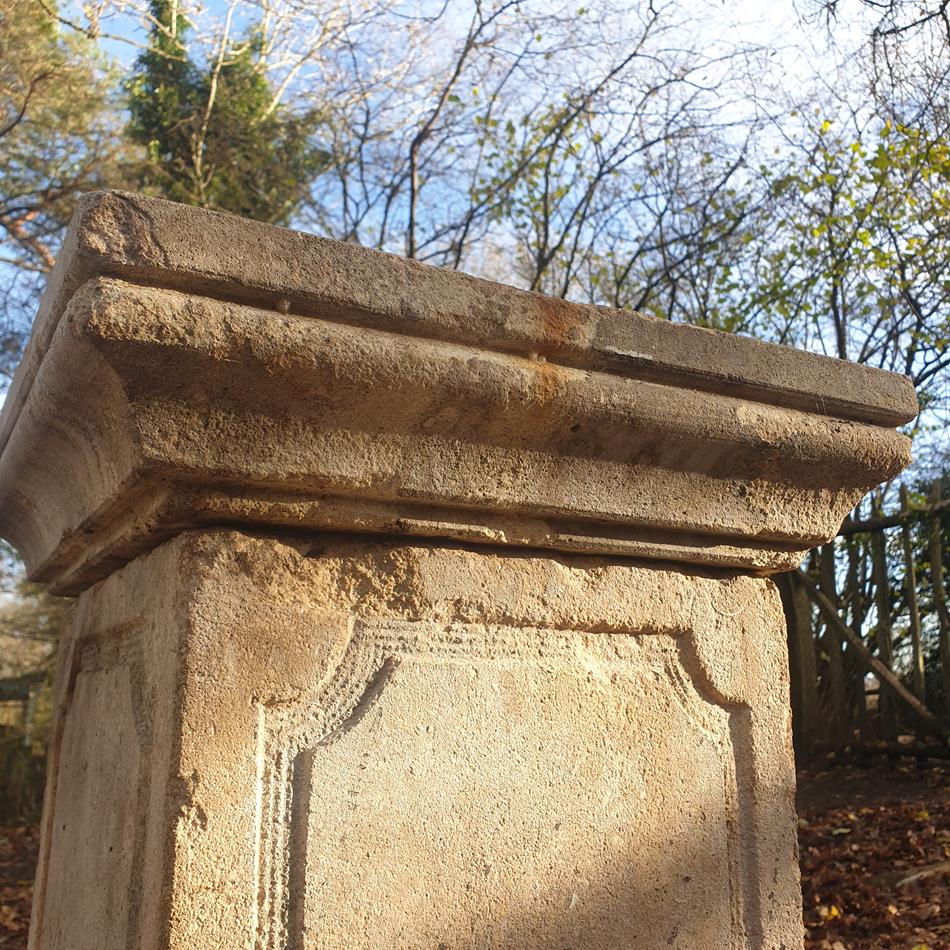 A Pair Of 19th Century Stone Plinths