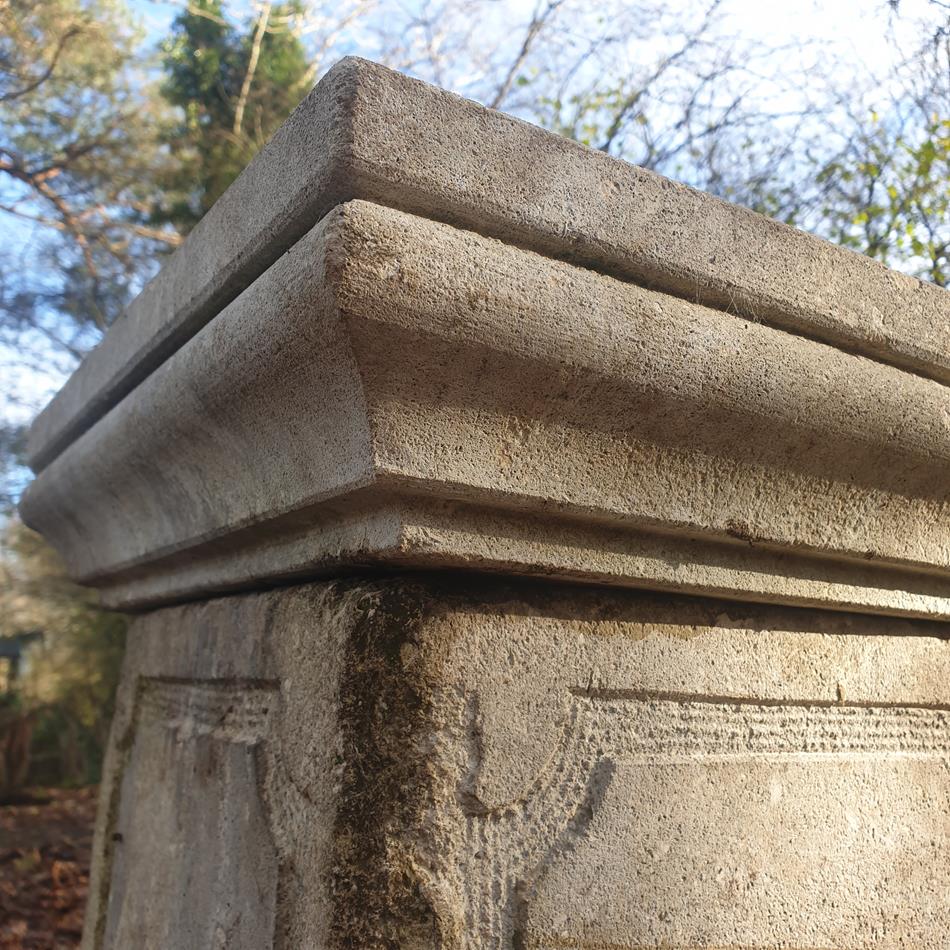 A Pair Of 19th Century Stone Plinths